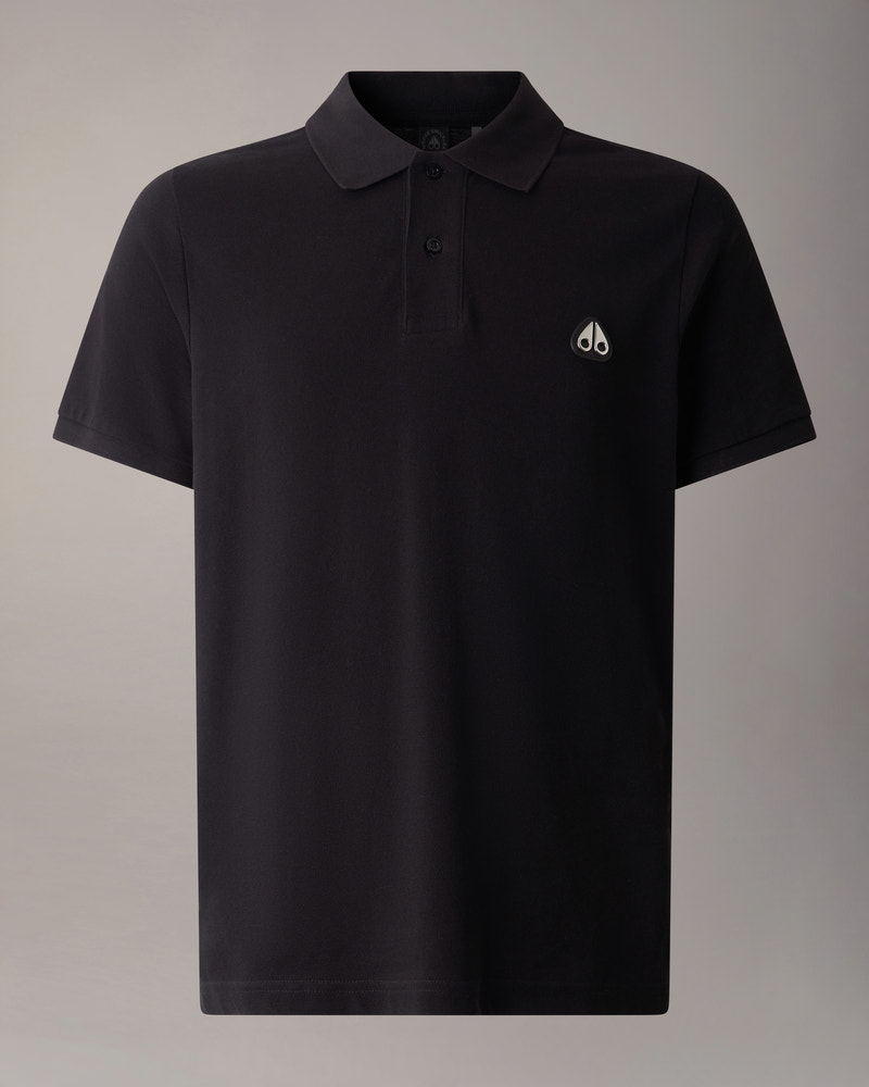 Moose Knuckles - M34MT712 - Everett Polo - MENS - Black - GM