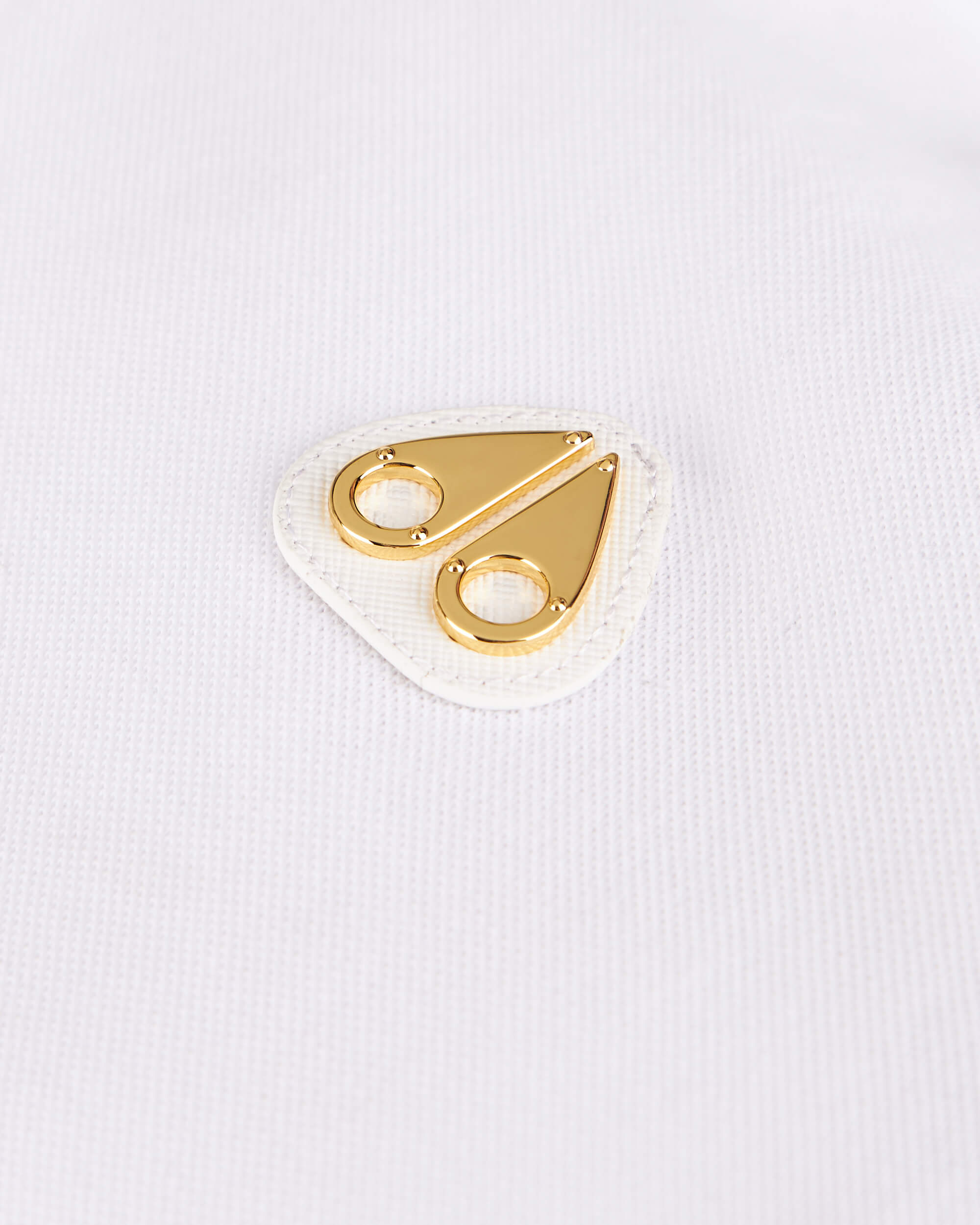 Moose Knuckles - M34MT712G - Gold Series Everett Polo - MENS - White - Detail1