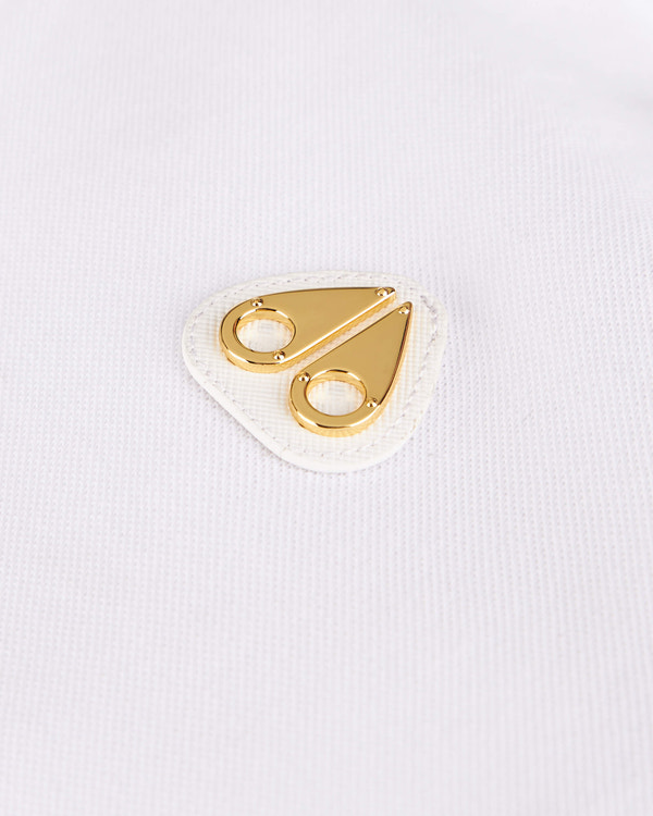Moose Knuckles - M34MT712G - Gold Series Everett Polo - MENS - White - Detail1