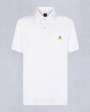 Moose Knuckles - M34MT712G - Gold Series Everett Polo - MENS - White - GM