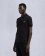 Moose Knuckles - M34MT712G - Gold Series Everett Polo - MENS - Black - Front