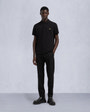 Moose Knuckles - M34MT712G - Gold Series Everett Polo - MENS - Black - Front Category