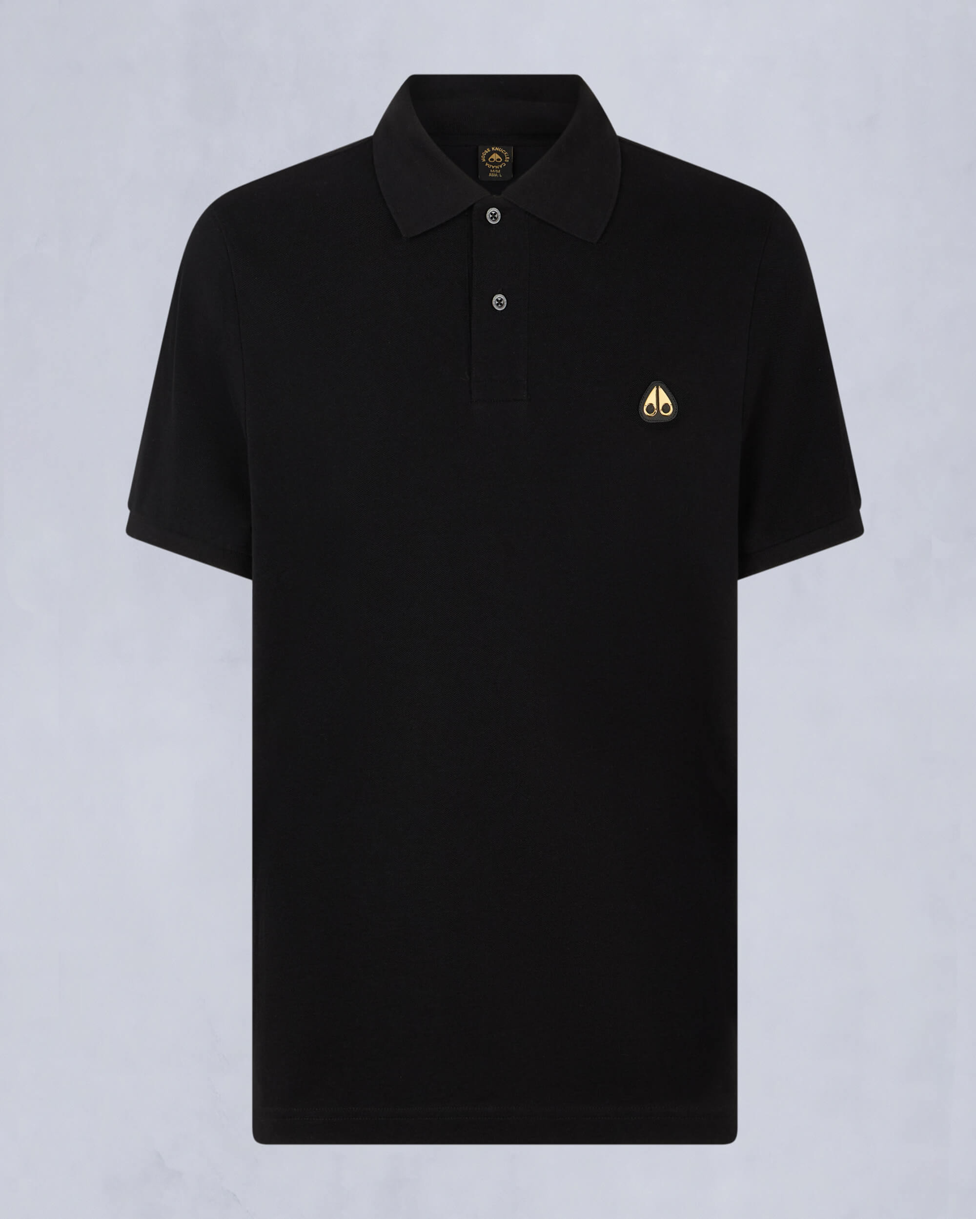 Moose Knuckles - M34MT712G - Gold Series Everett Polo - MENS - Black - GM