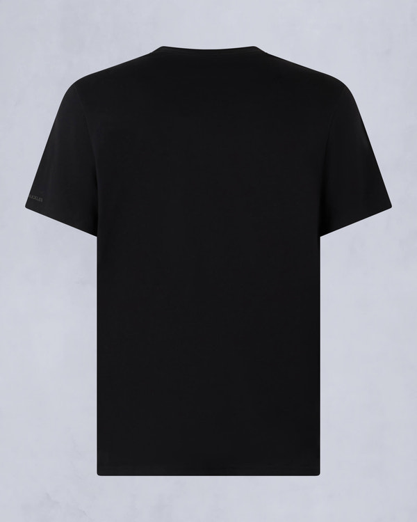 Moose Knuckles Mens Triglav Tee Black M34MT714 Detail2