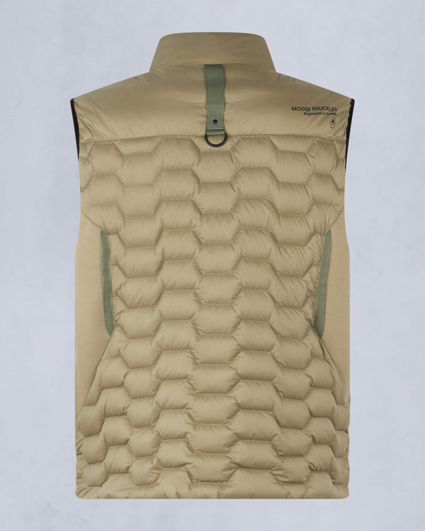 Moose Knuckles - M34MV452 - Granite Down Hybrid Vest - MENS - Sage - Detail2