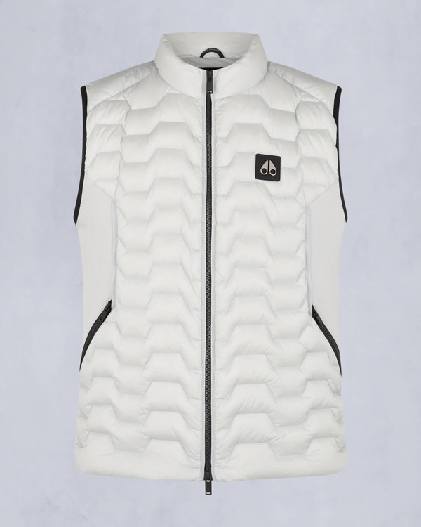 Moose Knuckles - M34MV452 - Granite Down Hybrid Vest - MENS - Stone - GM