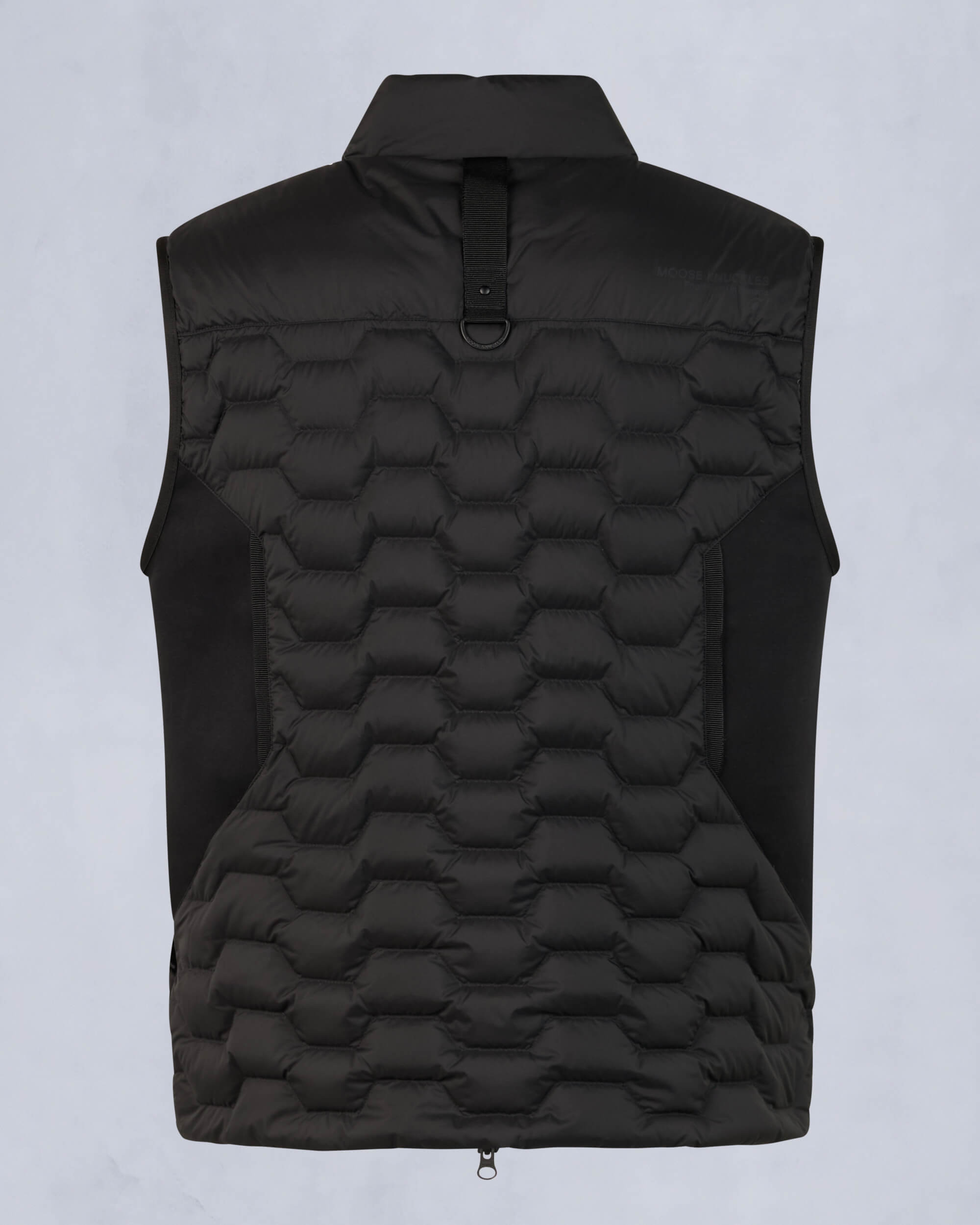 Moose Knuckles Mens Granite Down Hybrid Vest Black M34MV452 Detail2