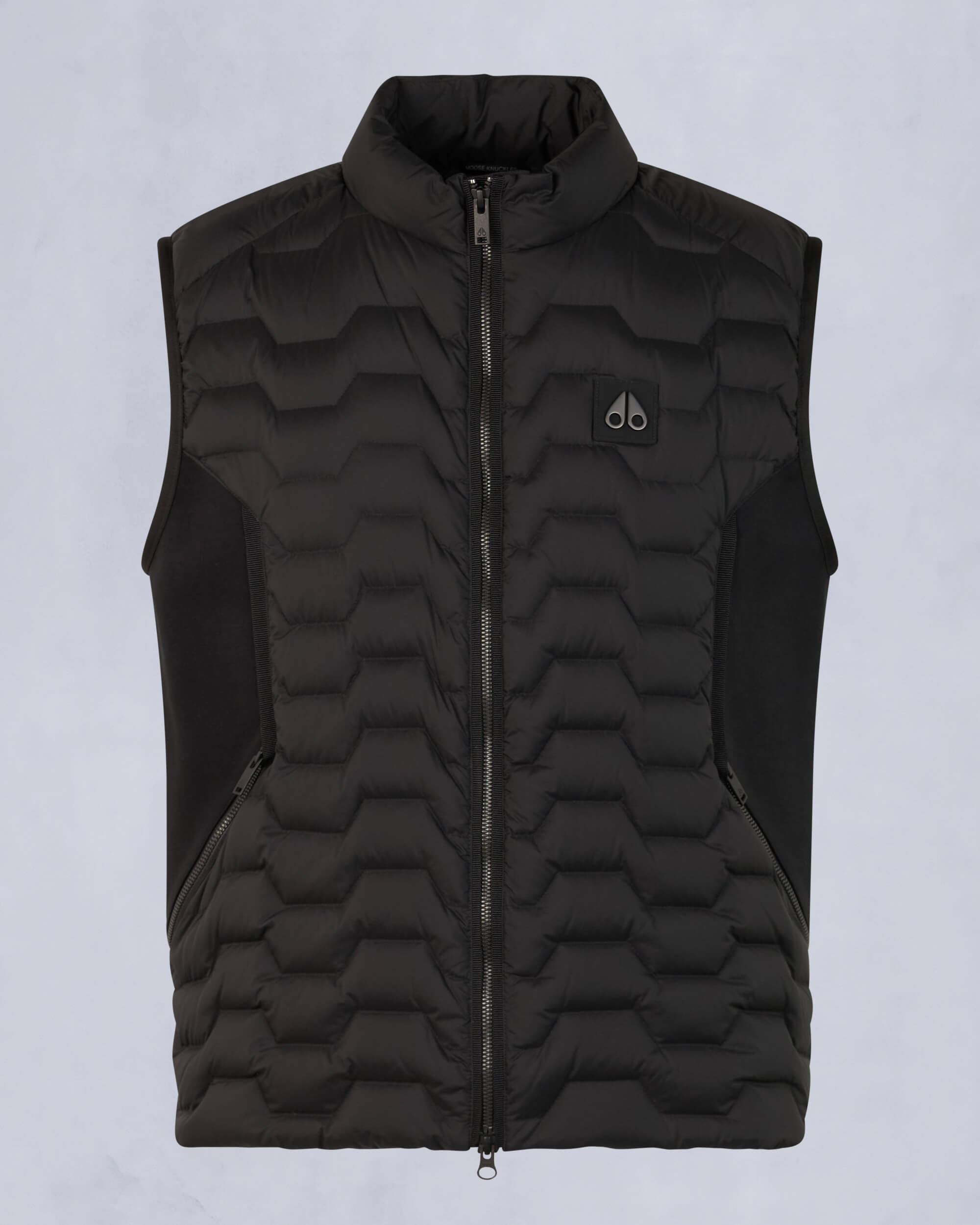 Moose Knuckles - M34MV452 - Granite Down Hybrid Vest - MENS - Black - GM