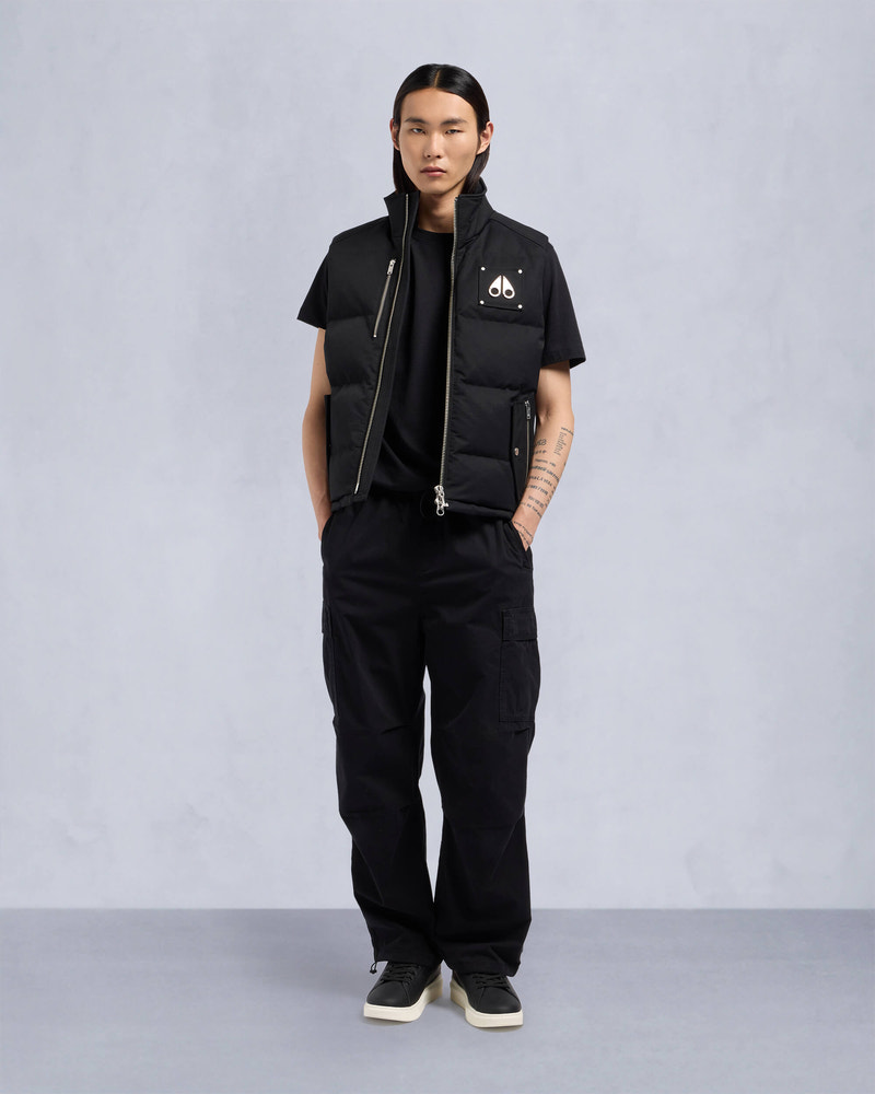 Moose Knuckles - M34MV474 - Westmount Vest - MENS - Black - Front Category