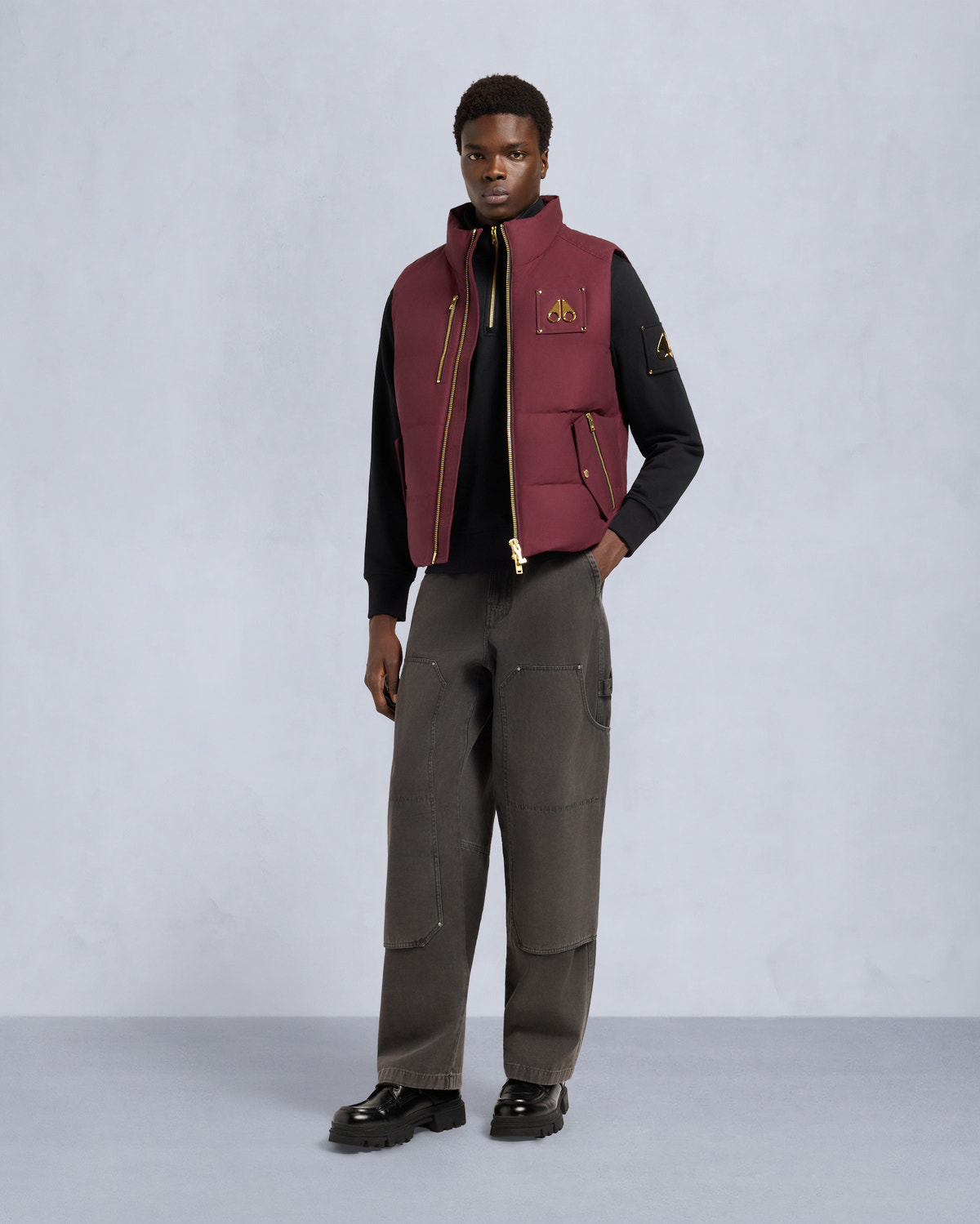 Moose Knuckles - M34MV474G - GOLD SERIES WESTMOUNT VEST - MENS -  - Front Category