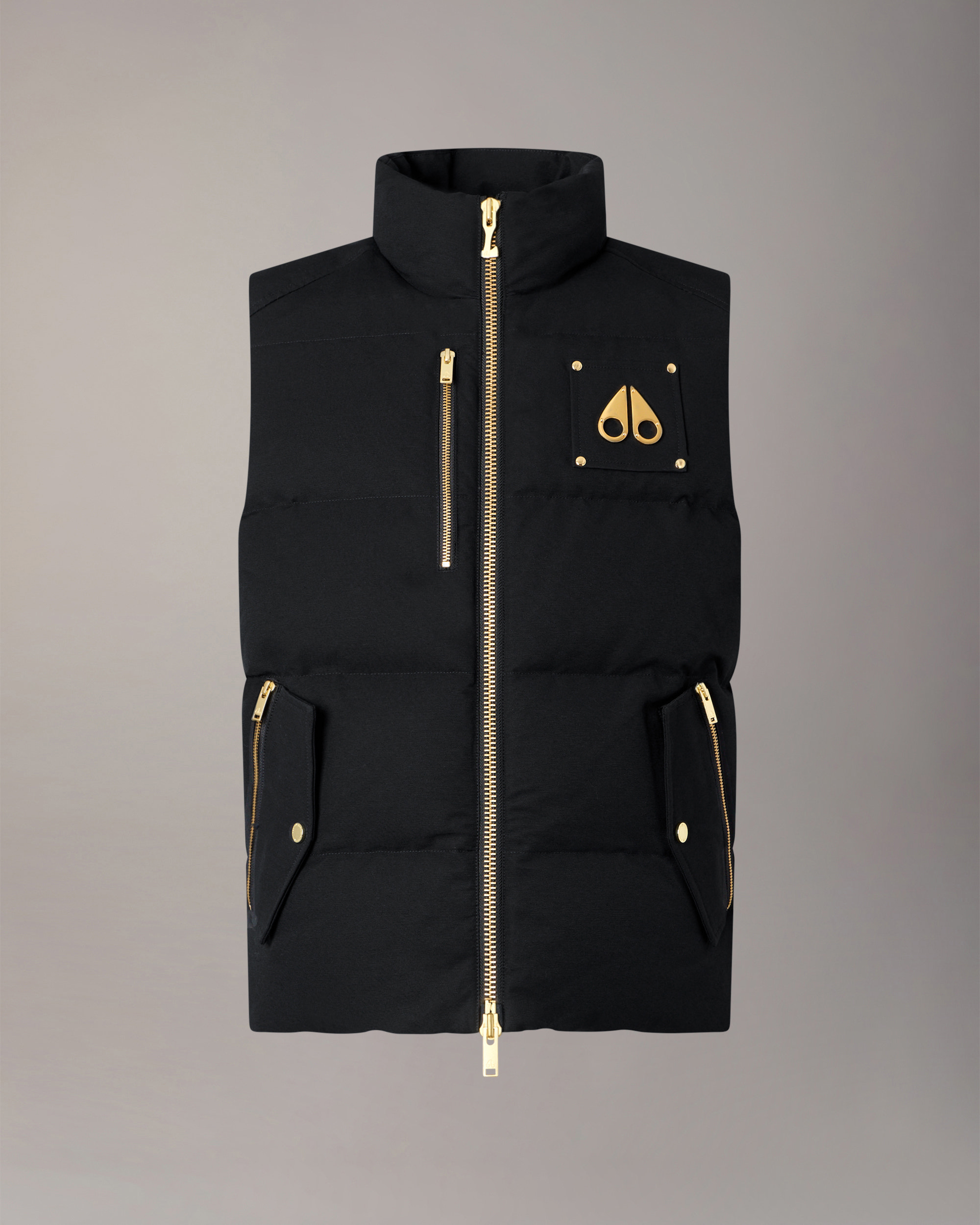 Moose Knuckles - M34MV474G - GOLD SERIES WESTMOUNT VEST - MENS - Black - Detail8