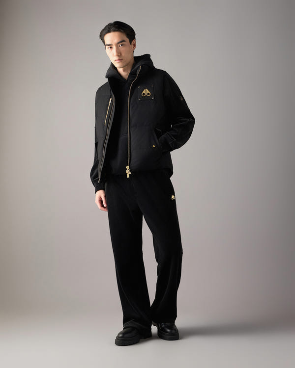 Moose Knuckles - M34MV474G - Original Gold Series Westmount Down Vest - MENS - Black - Front