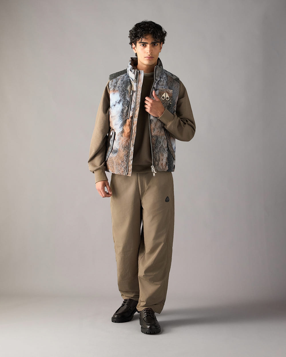 Moose Knuckles - M34MV474H - Original Westmount Camo Down Vest - MENS -  - Front