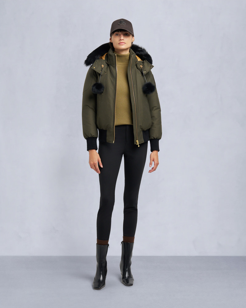 Moose Knuckles - M35LB002GS - Gold Series Original Sainte Flavie Bomber Jacket - WOMENS -  - Front Category