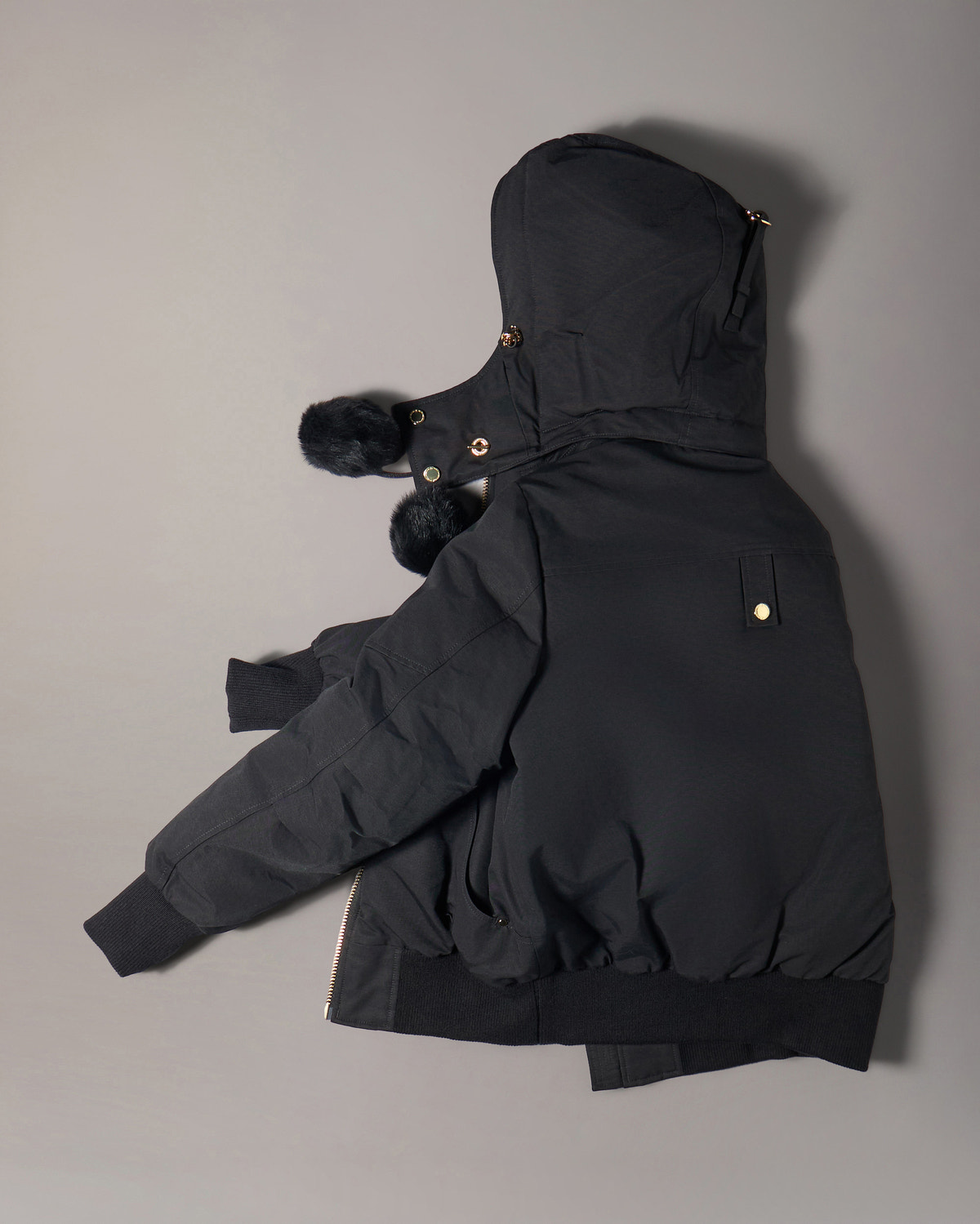 Moose Knuckles - M35LB002GS - Gold Series Original Sainte Flavie SHEARLING TRIM Bomber Jacket - WOMENS -  - Detail10