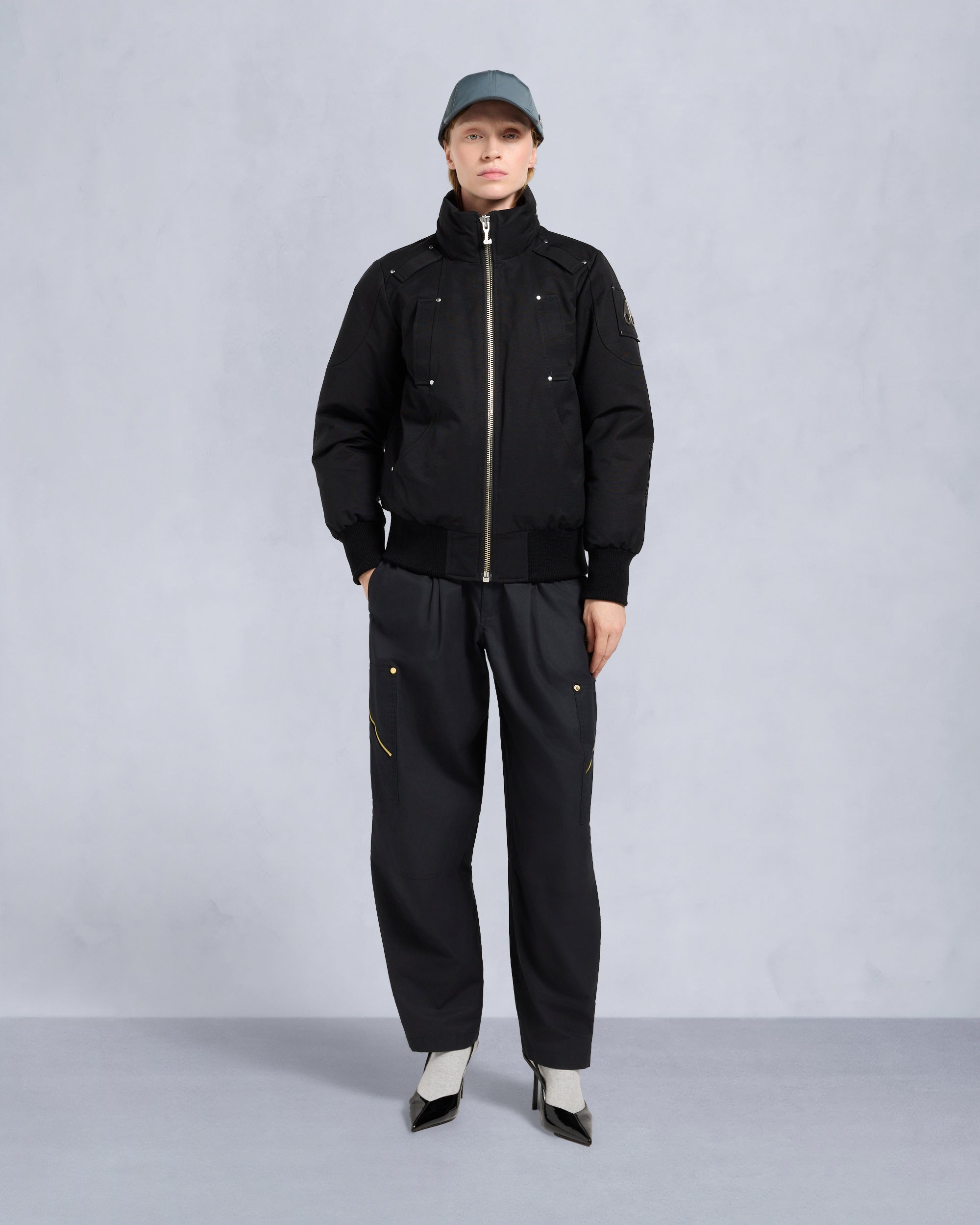 Original Debbie Shearling Trim Bomber Jacket | Women | Moose Knuckles