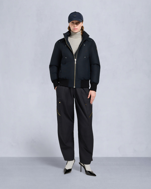 Moose Knuckles - M35LB002S - ORIGINAL DEBBIE SHEARLING TRIM BOMBER JACKET - WOMENS -  - Detail4