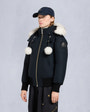 Moose Knuckles - M35LB002S - ORIGINAL DEBBIE SHEARLING TRIM BOMBER JACKET - WOMENS -  - Front