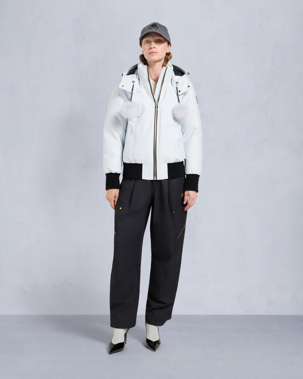 Moose Knuckles - M35LB002S - ORIGINAL DEBBIE SHEARLING TRIM BOMBER JACKET - WOMENS -  - Detail3