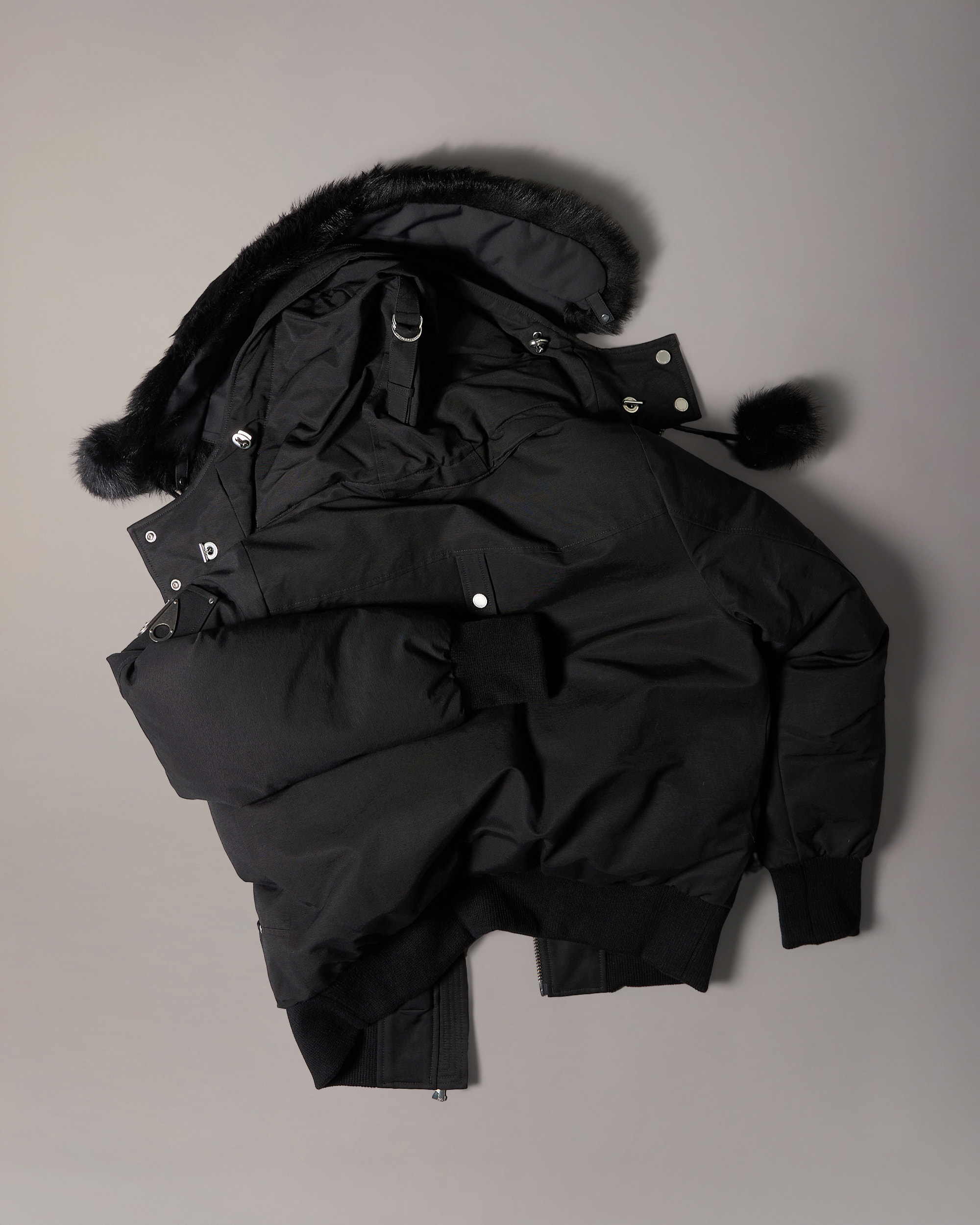 Moose Knuckles - M35LB002S - ORIGINAL DEBBIE SHEARLING TRIM BOMBER JACKET - WOMENS -  - Detail10