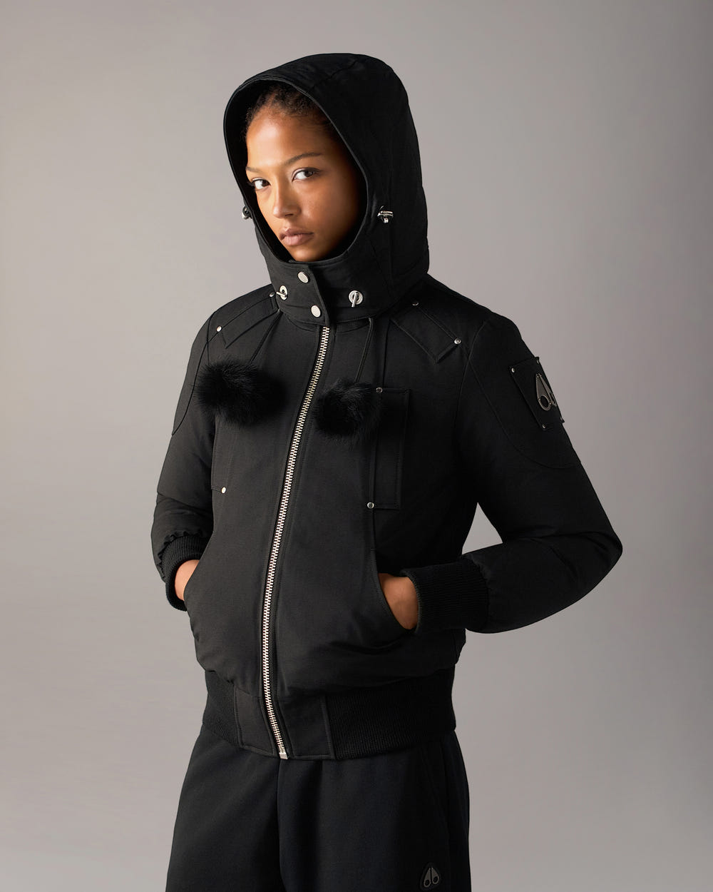 Moose Knuckles - M35LB002S - Original Debbie Down Bomber - WOMENS -  - Detail4