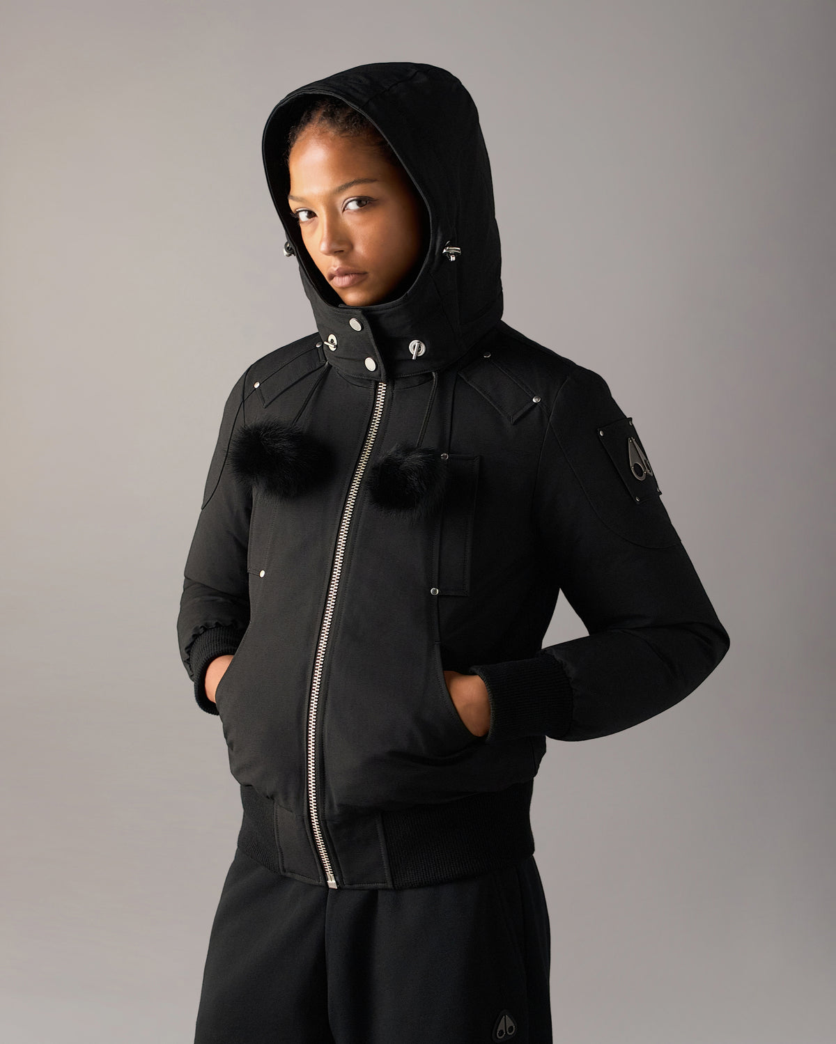 Moose Knuckles - M35LB002S - Original Debbie Down Bomber - WOMENS -  - Detail4