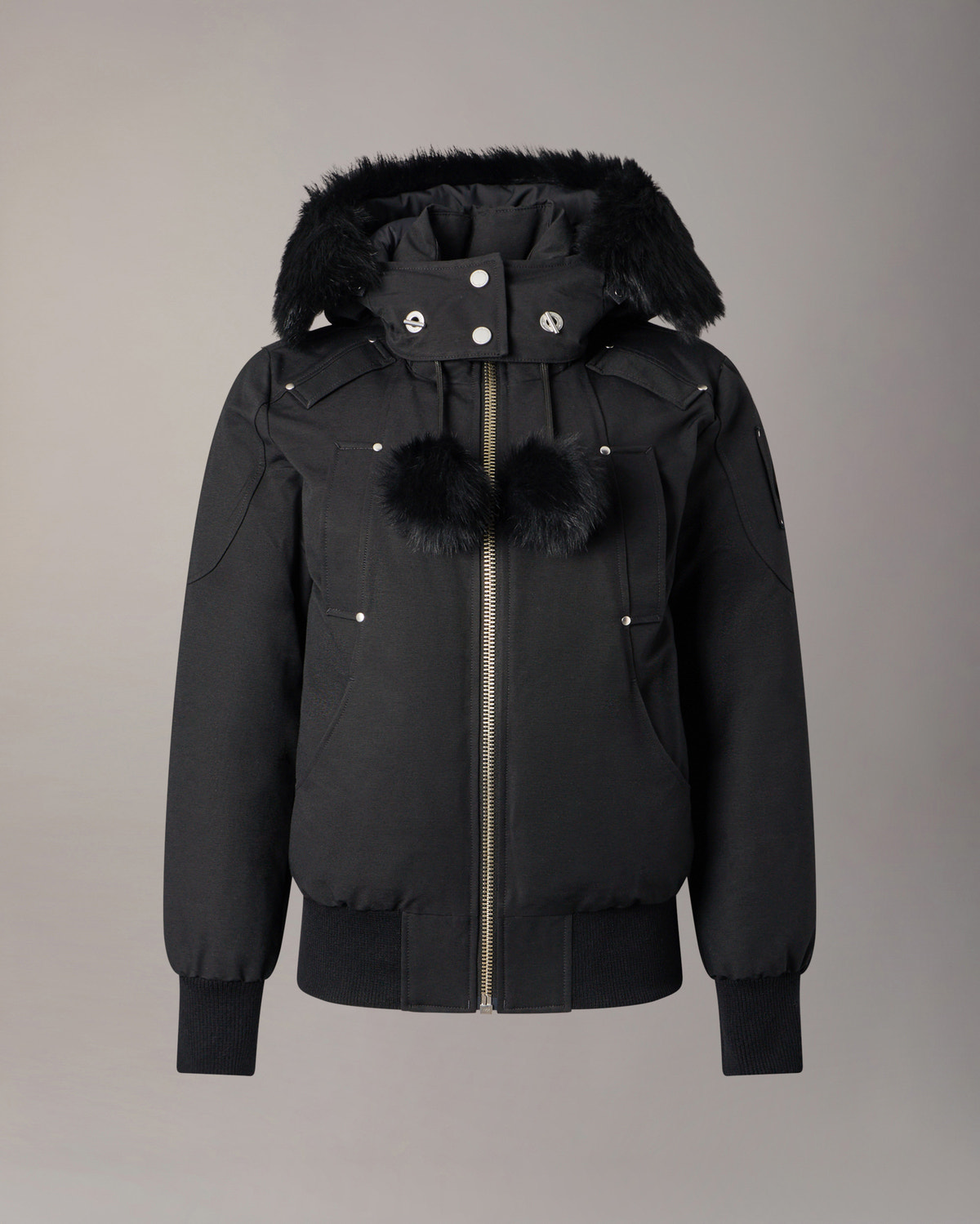 Moose Knuckles - M35LB002S - ORIGINAL DEBBIE SHEARLING TRIM BOMBER JACKET - WOMENS -  - Detail8