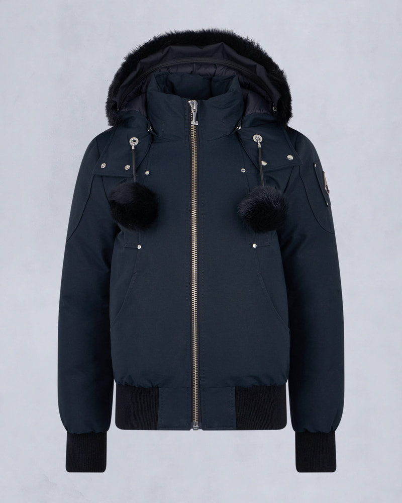 Moose Knuckles - M35LB002S - ORIGINAL DEBBIE SHEARLING TRIM BOMBER JACKET - WOMENS -  - GM