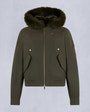 Moose Knuckles - M35LB022GS - Gold Series Logan Shearling Trim Bomber Jacket - WOMENS -  - GM