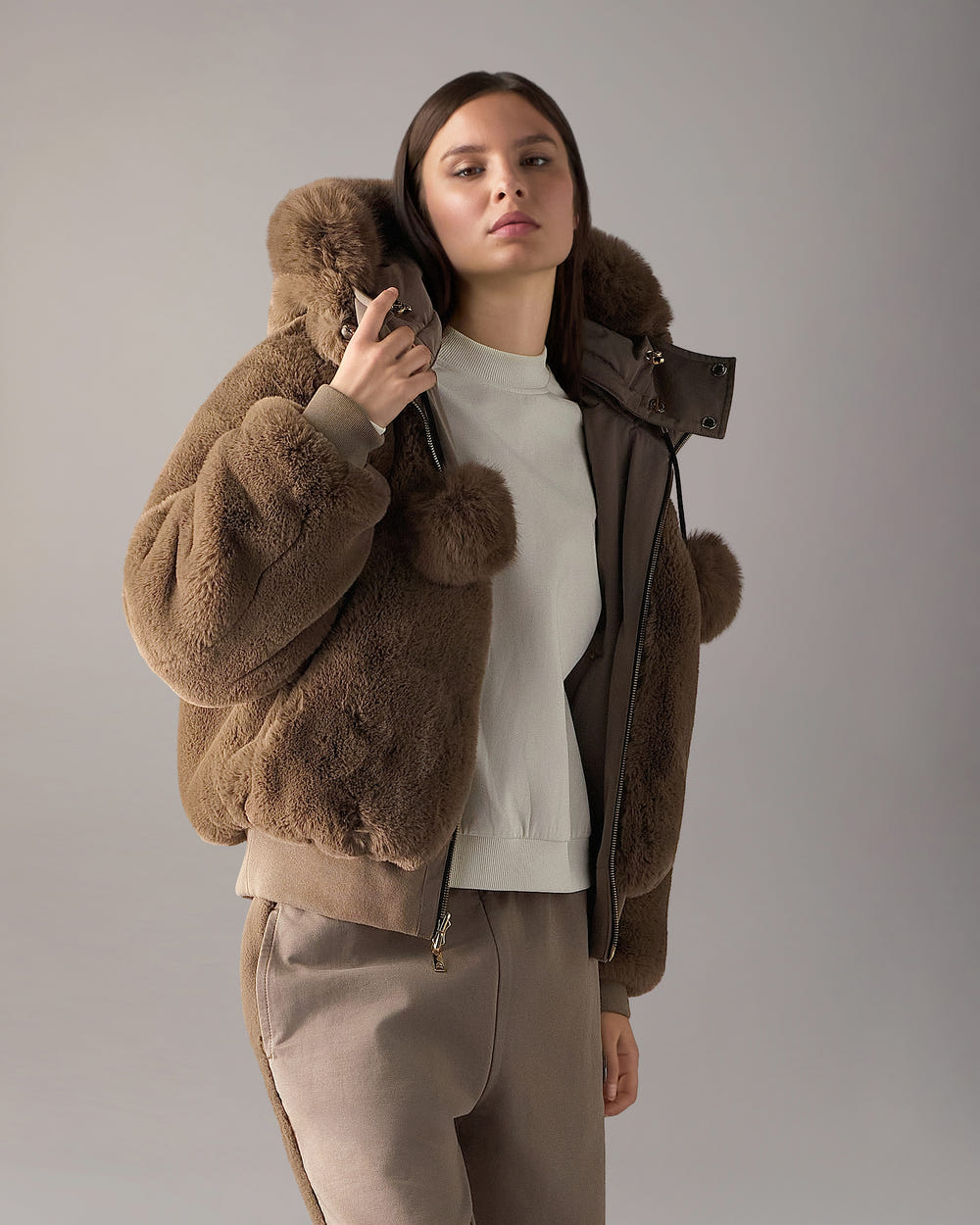 Moose Knuckles - M35LB025G - Luxe Satin Reversible Bomber - WOMENS -  - Detail6