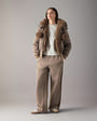 Moose Knuckles - M35LB025G - Luxe Satin Reversible Bomber - WOMENS -  - Front