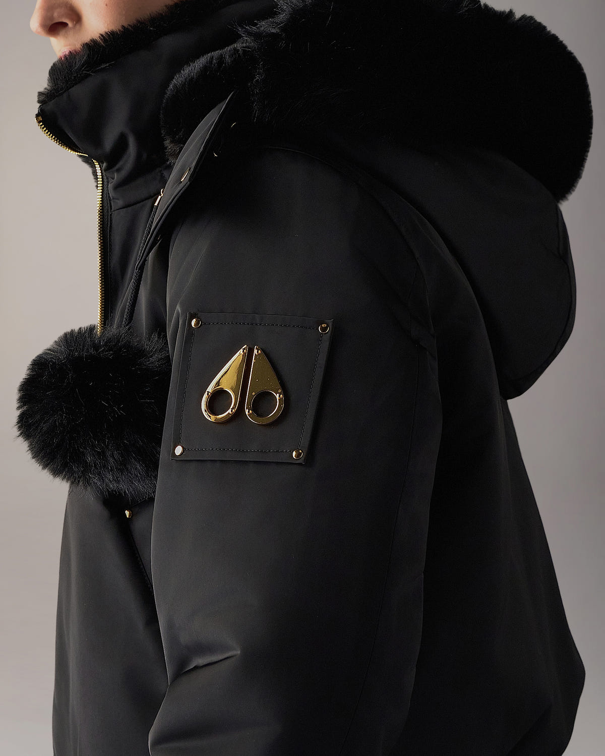 Moose Knuckles - M35LB025G - Luxe Satin Reversible Bomber - WOMENS -  - Detail1