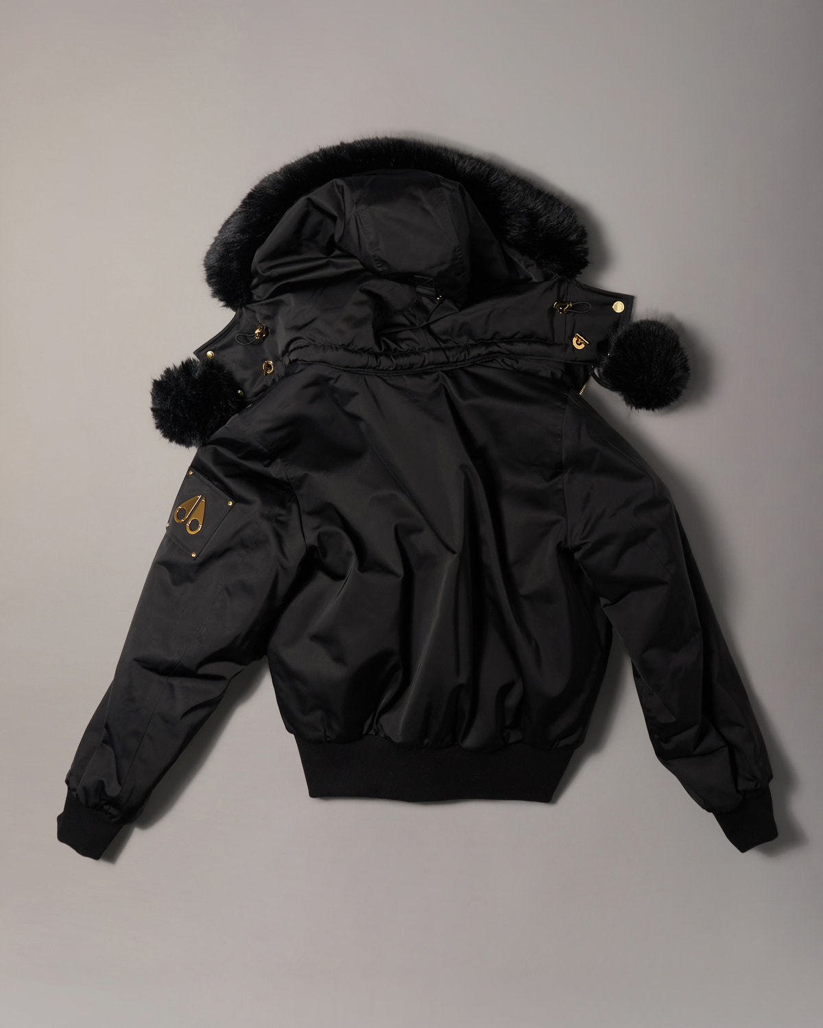 Moose Knuckles - M35LB025G - GOLD SERIES ORIGINAL SATIN DEBBIE BOMBER JACKET - WOMENS -  - Detail10