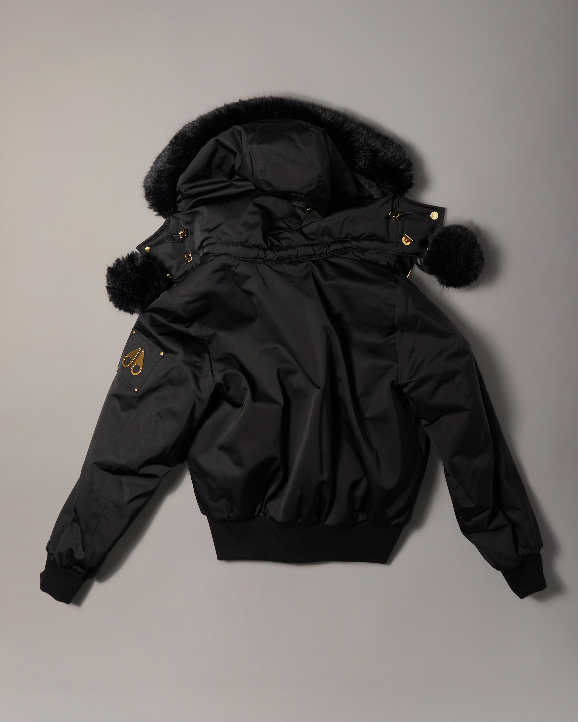 Moose Knuckles - M35LB025G - GOLD SERIES ORIGINAL SATIN DEBBIE BOMBER JACKET - WOMENS -  - Detail10