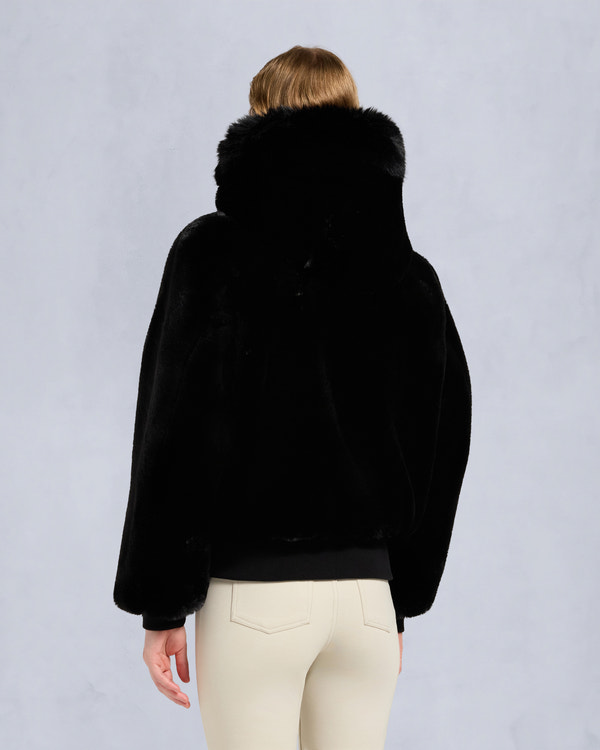 Moose Knuckles - M35LB025G - Gold Series Original Satin Debbie Bomber Jacket - WOMENS -  - Detail5