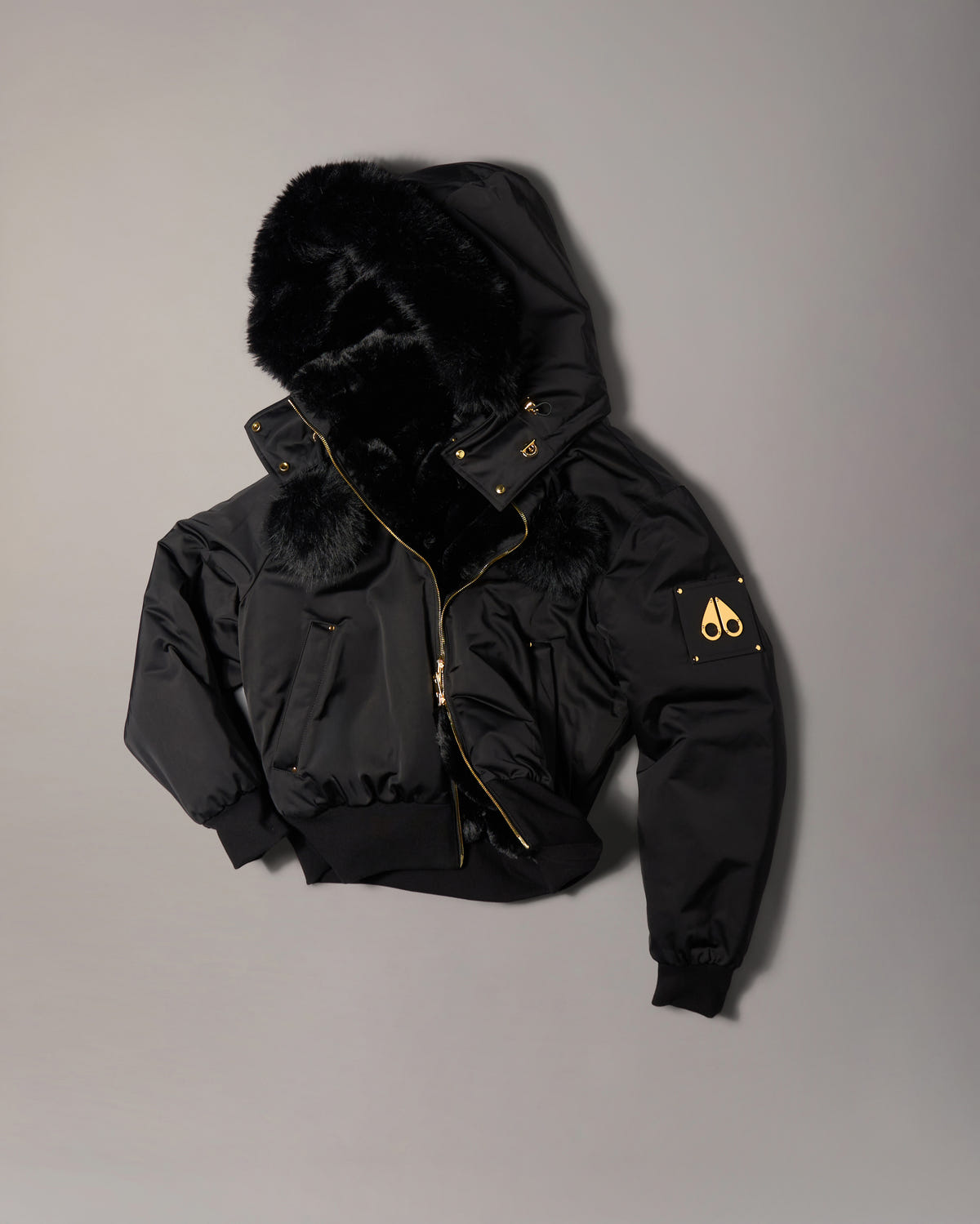 Moose Knuckles - M35LB025G - Luxe Satin Reversible Bomber - WOMENS -  - GM