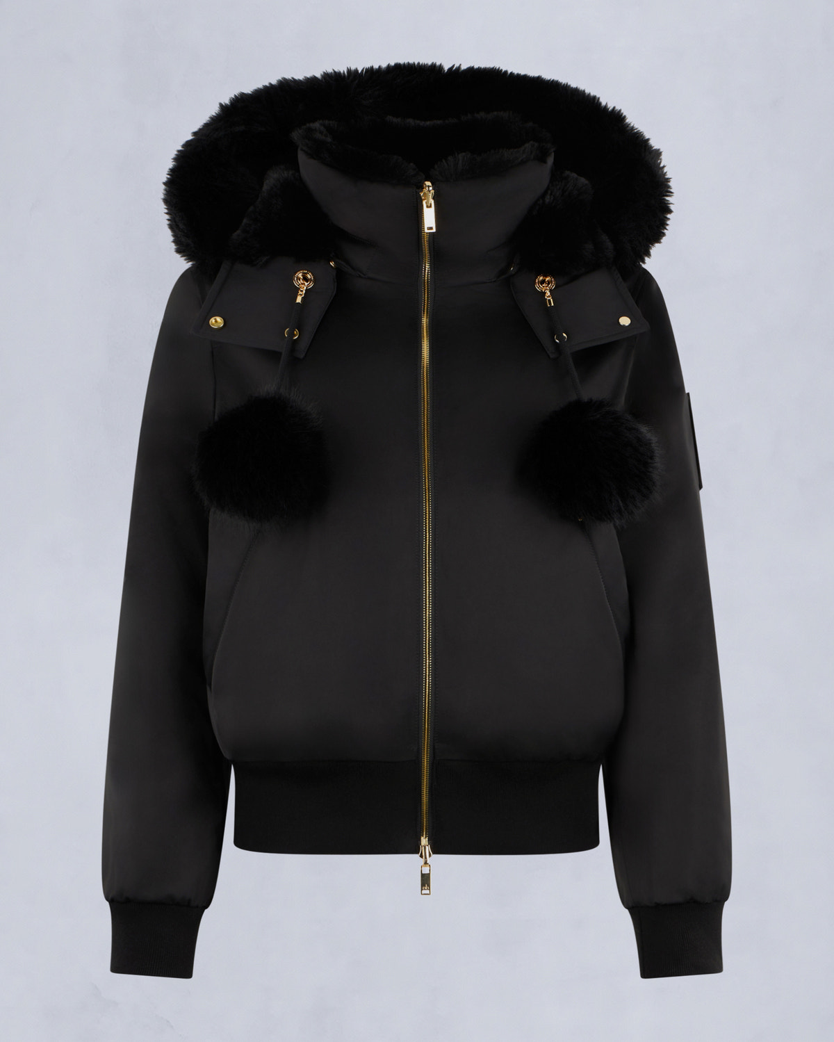 Moose Knuckles - M35LB025G - Gold Series Original Satin Debbie Bomber Jacket - WOMENS -  - GM