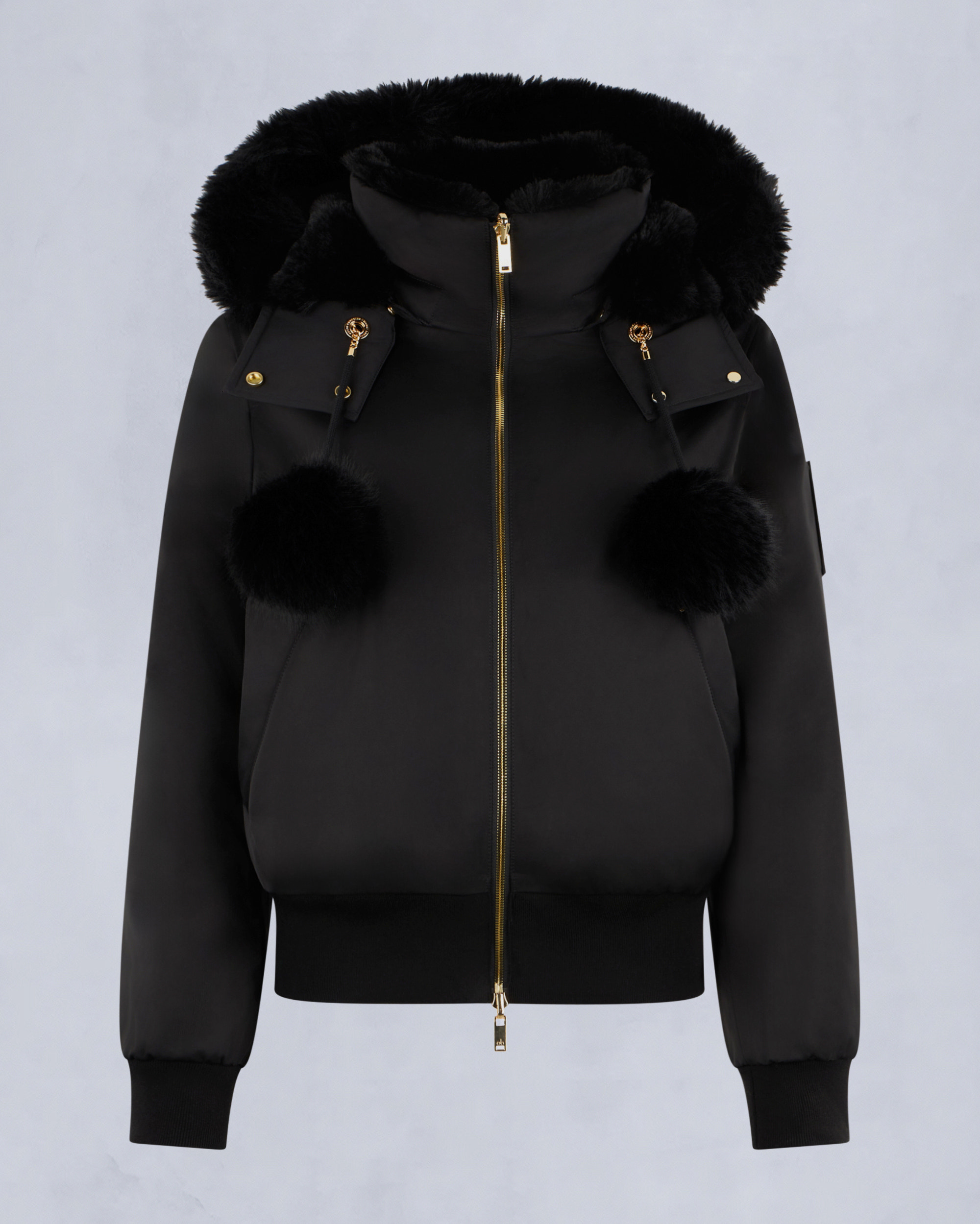 Moose Knuckles - M35LB025G - Gold Series Original Satin Debbie Bomber Jacket - WOMENS -  - GM