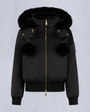 Moose Knuckles - M35LB025G - Gold Series Original Satin Debbie Bomber Jacket - WOMENS -  - GM