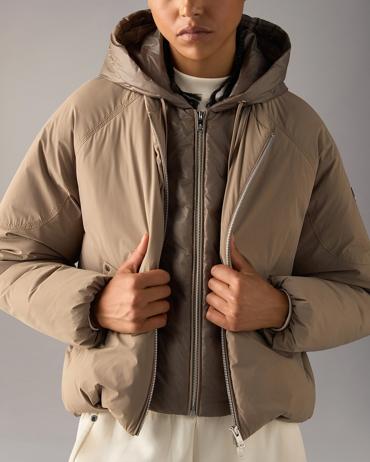 Moose Knuckles - M35LB046 - Tegan Down Bomber Jacket - WOMENS -  - Detail1