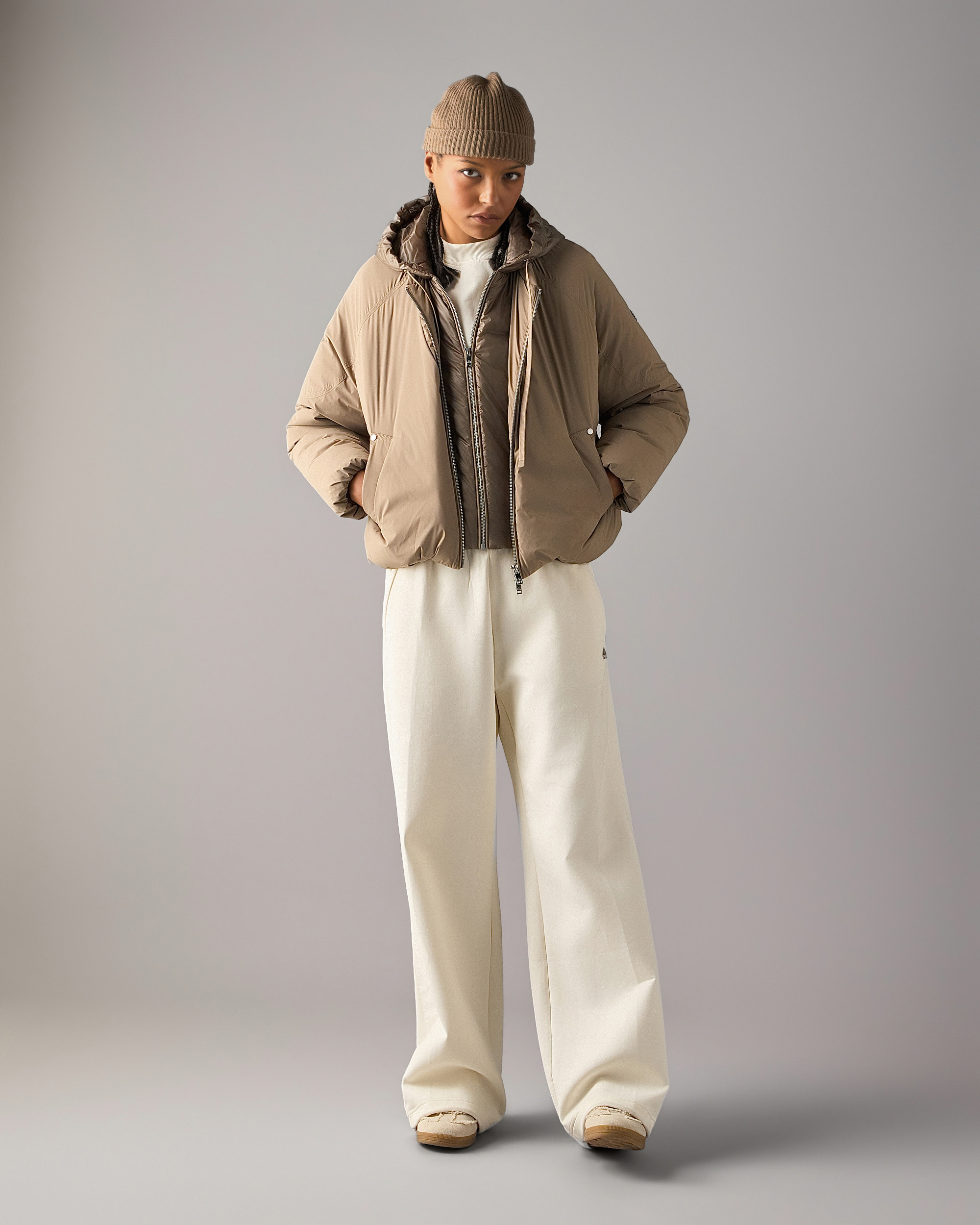 Moose Knuckles - M35LB046 - Tegan Down Bomber Jacket - WOMENS -  - Front