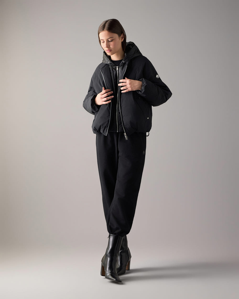 Moose Knuckles - M35LB046 - Tegan Down Bomber Jacket - WOMENS -  - Front