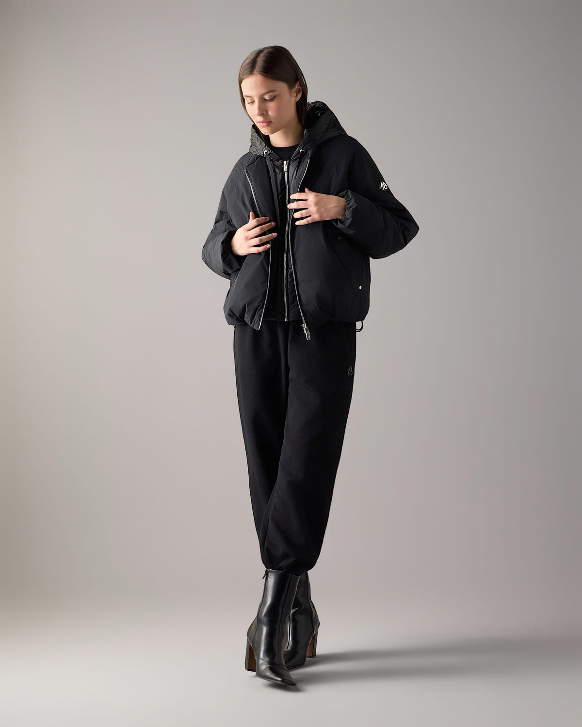 Moose Knuckles - M35LB046 - Tegan Down Bomber Jacket - WOMENS -  - Front