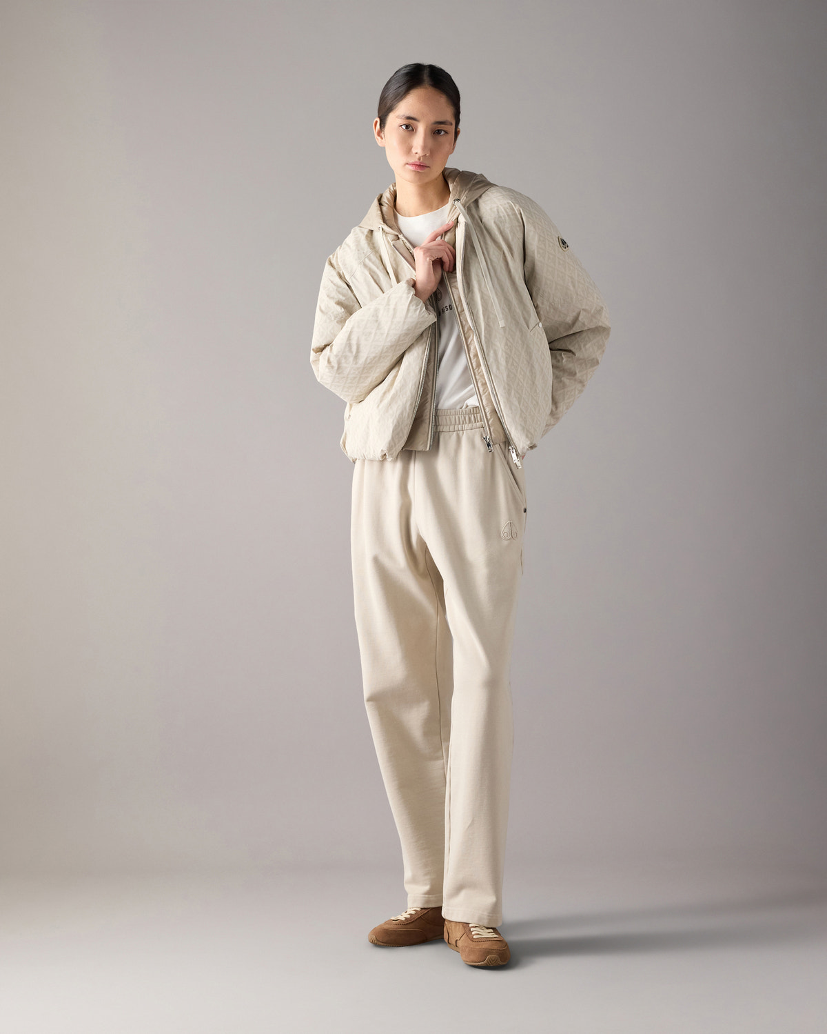 Moose Knuckles - M35LB046H - Tegan Down Bomber Jacket - WOMENS -  - Front Category