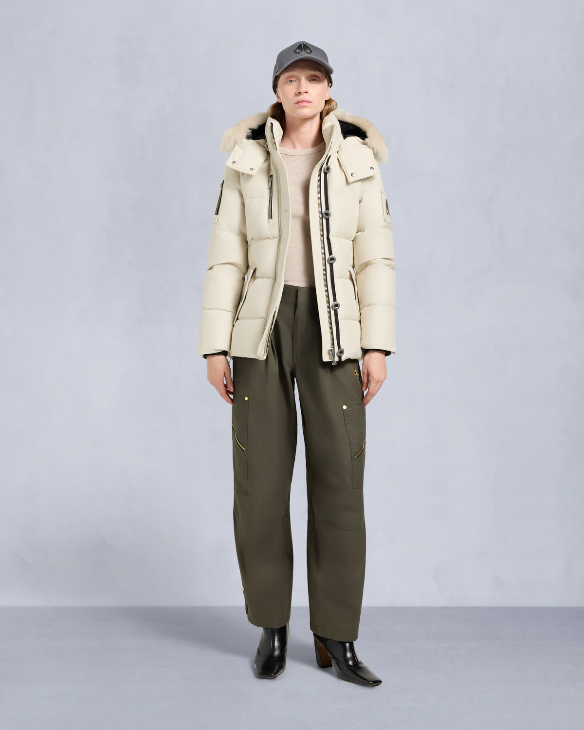 Moose Knuckles - M35LJ129S - ORIGINAL SHEARLING TRIM 3Q JACKET - WOMENS -  - Front Category