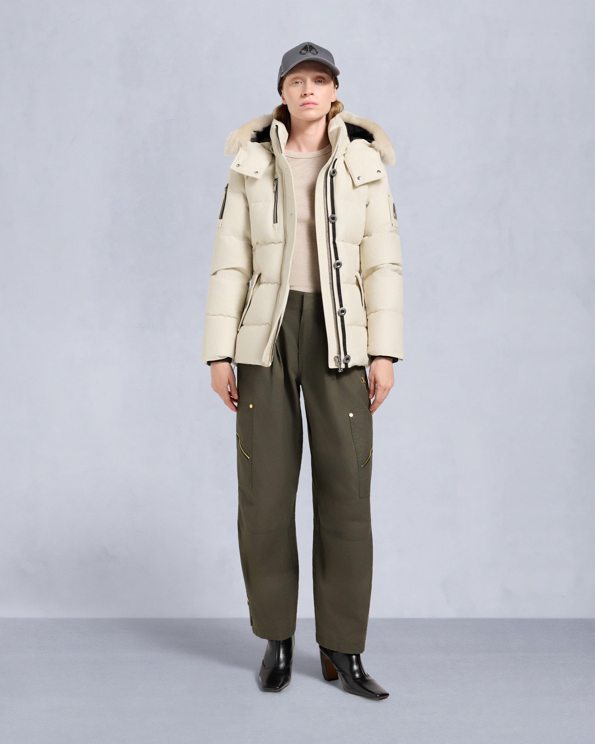 Moose Knuckles - M35LJ129S - ORIGINAL SHEARLING TRIM 3Q JACKET - WOMENS -  - Front Category