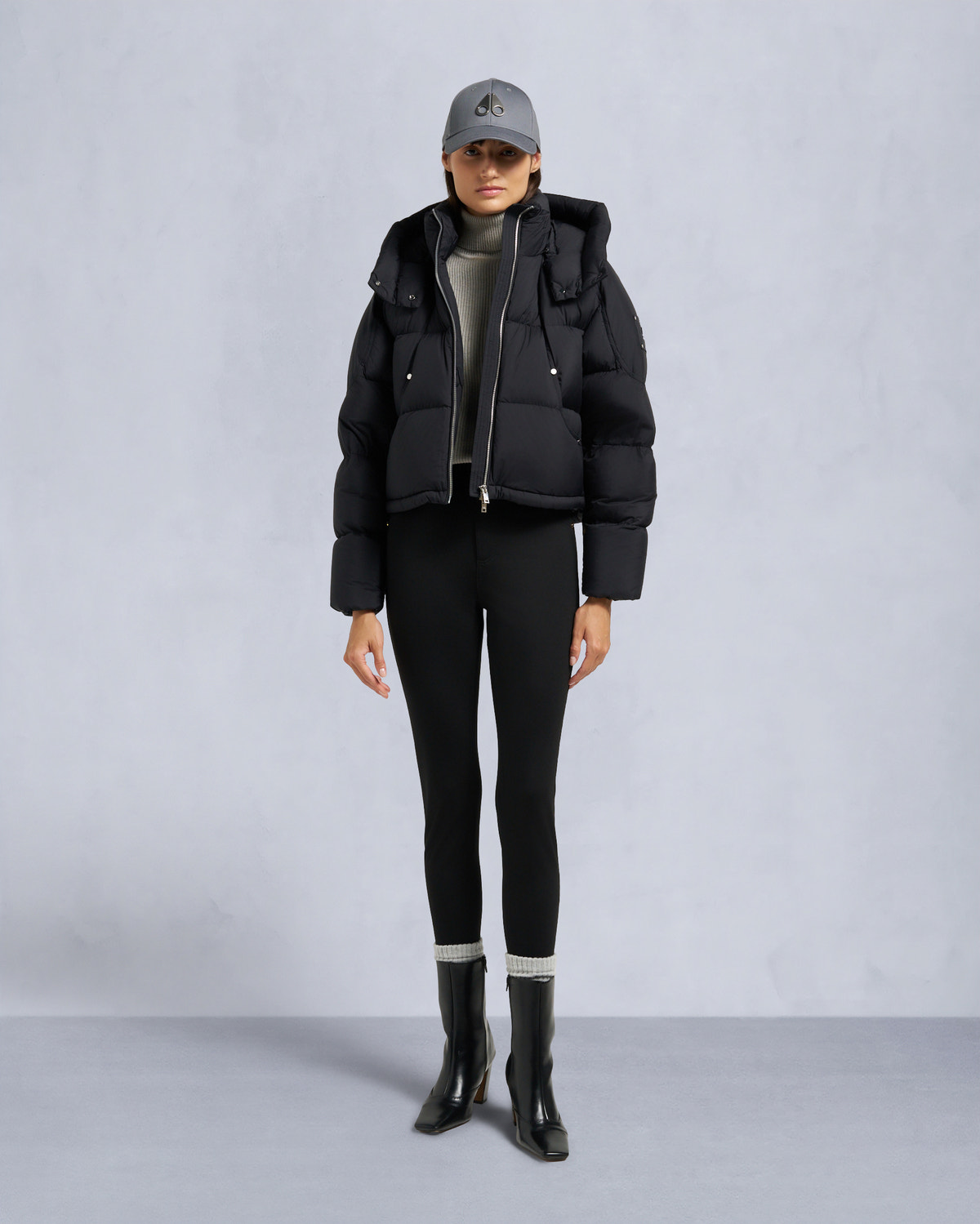 Moose Knuckles - M35LJ130 - Akai Cropped Puffer - WOMENS -  - Front Category