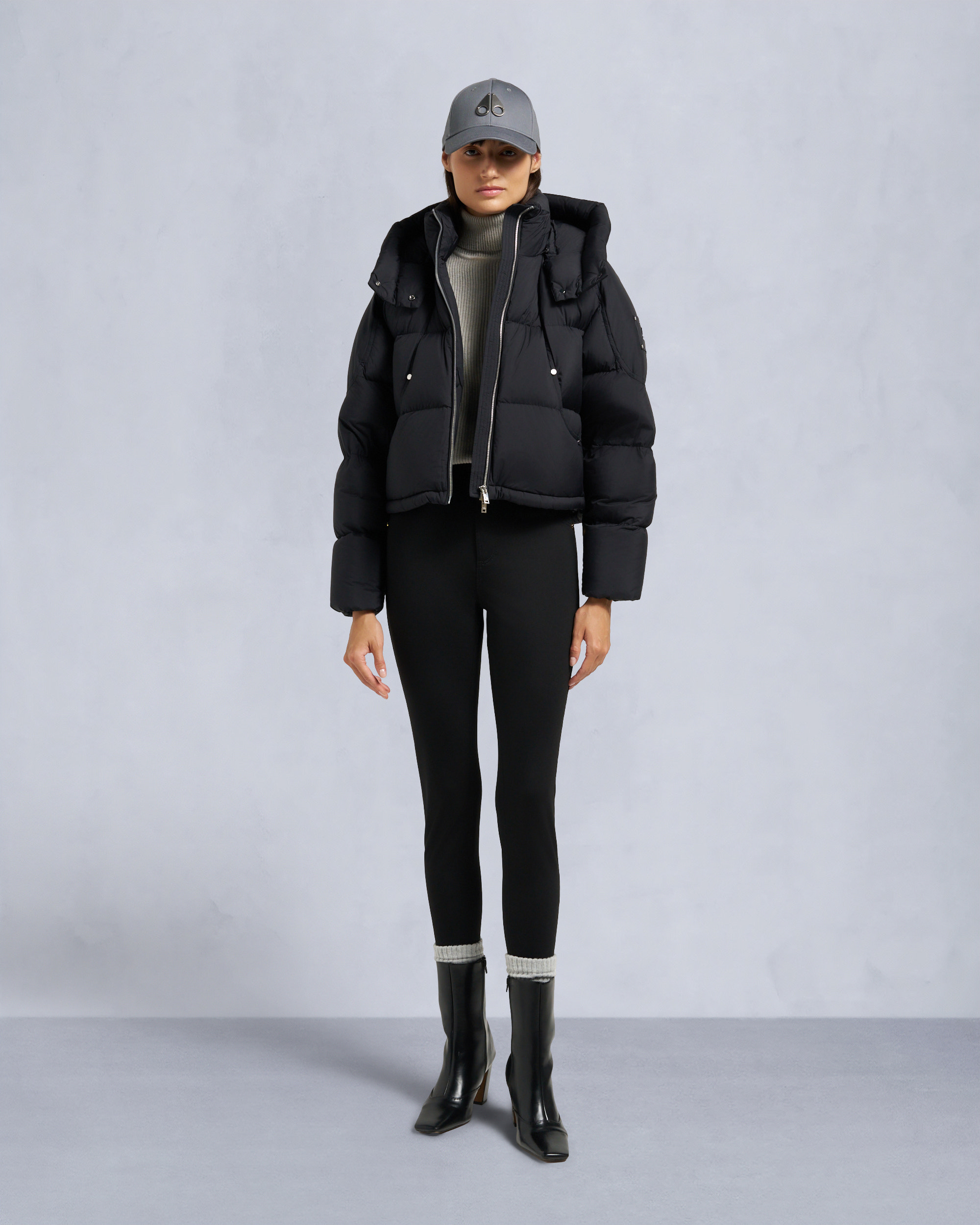 Moose Knuckles - M35LJ130 - Akai Cropped Puffer - WOMENS -  - Front Category