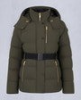 Moose Knuckles - M35LJ132GS - Gold Series Nyluxe Cambria Shearling Trim Jacket - WOMENS -  - GM