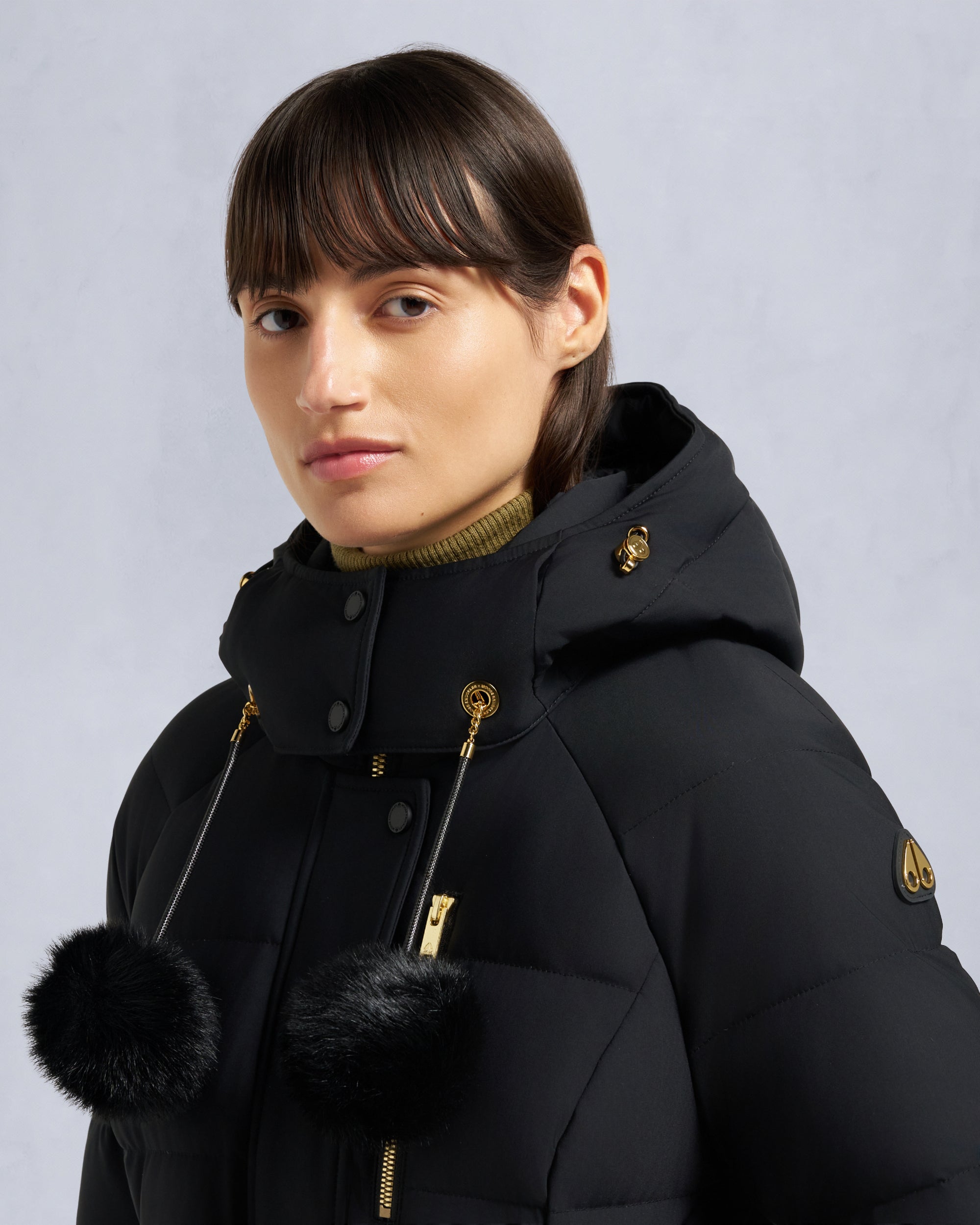 Gold Series Nyluxe Cambria Shearling Trim Jacket | Women | Moose